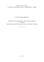 Globalna financijska kriza i ekonomska kretanja u Hrvatskoj
