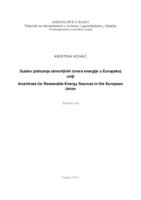 Sustav poticanja obnovljivih izvora energije u Europskoj uniji