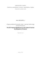 Uloga projekata Europske unije u razvoju kulturnoga turizma Kvarnera