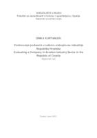 Vrednovanje poduzeća u sektoru zrakoplovne industrije Republike Hrvatske