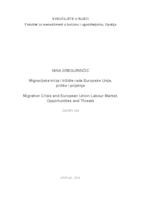 Migracijska kriza i tržište rada Europske Unije, prilike i prijetnje
