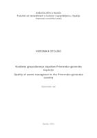 Kvaliteta gospodarenja otpadom Primorsko-goranske županije