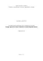 Strateški pristup standardima rada u hotelijerstvu Hrvatske
 