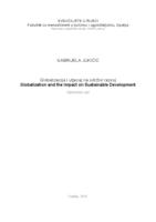 prikaz prve stranice dokumenta Globalizacija i utjecaj na održivi razvoj