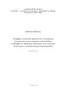 prikaz prve stranice dokumenta Strategije privlačenja zaposlenika i brendiranje poslodavaca u suvremenom poduzetništvu