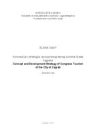 prikaz prve stranice dokumenta Koncepcija i strategija razvoja kongresnoga turizma grada Zagreba