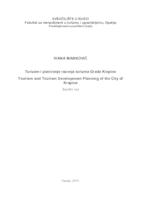 prikaz prve stranice dokumenta Turizam i planiranje razvoja turizma grada Krapine