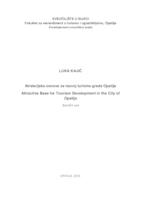 prikaz prve stranice dokumenta Atrakcijska osnova za razvoj turizma grada Opatije