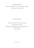 prikaz prve stranice dokumenta Konkuretnska sposobnost i ograničenja ruralnog razvoja Međimurske županije