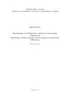 prikaz prve stranice dokumenta Brendiranje u hotelijerstvu i utjecaj na financijsku uspješnost