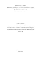 prikaz prve stranice dokumenta Organizacijska struktura hotela Esplanade Zagreb