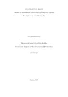 prikaz prve stranice dokumenta Ekonomski aspekti zaštite okoliša