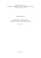 prikaz prve stranice dokumenta Efekti uvoza i izvoza kapitala