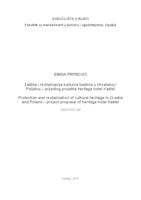 prikaz prve stranice dokumenta Zaštita i revitalizacija kulturne baštine u Hrvatskoj i Poljskoj 
