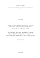 prikaz prve stranice dokumenta Primjena ekoloških materijala i utjecaj ekološke osviještenosti na razvoj destinacije - primjer Istre