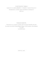 prikaz prve stranice dokumenta Ekonomski razvoj i promjene na tržištu rada na primjeru Republike Hrvatske