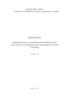 prikaz prve stranice dokumenta Utjecaj terorizma na međunarodna kretanja turista