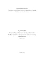 prikaz prve stranice dokumenta Uloga startup poduzeća u razvoju poduzetništva