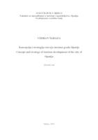 prikaz prve stranice dokumenta Koncepcija i strategija razvoja turizma grada Opatije