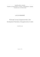 prikaz prve stranice dokumenta Potencijali razvoja enogastronomije u Istri
