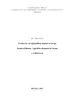 prikaz prve stranice dokumenta Trendovi u razvoju ljudskog kapitala u Europi