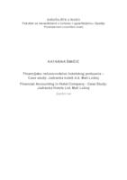 prikaz prve stranice dokumenta Financijsko računovodstvo hotelskog poduzeća – Case study: Jadranka hoteli d.d. Mali Lošinj