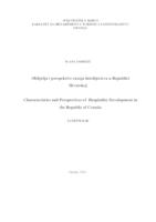 prikaz prve stranice dokumenta Obilježja i perspektive razoja hotelijerstva u Republici Hrvatskoj