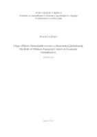 prikaz prve stranice dokumenta Uloga offshore financijskih centara u ekonomskoj globalizaciji