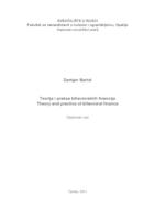 prikaz prve stranice dokumenta Teorija i praksa bihevioralnih financija