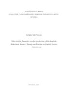 prikaz prve stranice dokumenta Bihevioralne financije: teorija i praksa na tržištu kapitala