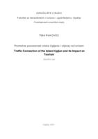 prikaz prve stranice dokumenta Prometna povezanost otoka Ugljana i utjecaj na turizam