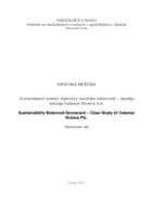 prikaz prve stranice dokumenta Uravnoteženi sustav mjerenja rezultata održivosti – studija slučaja Valamar Riviera d.d.