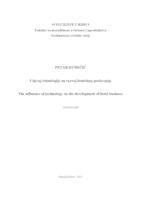 prikaz prve stranice dokumenta Utjecaj tehnologije na razvoj hotelskog poslovanja