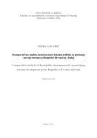 prikaz prve stranice dokumenta Komparativna analiza instrumenata fiskalne politike za poticanje razvoja turizma u Republici Hrvatskoj i Italiji