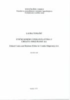 prikaz prve stranice dokumenta Etički kodeks i poslovna etika u croatia osiguranju d.d.