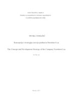 prikaz prve stranice dokumenta Koncepcija i strategija razvoja poduzeća Furniture1.eu