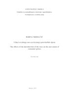 prikaz prve stranice dokumenta Učinci uvođenja eura na kretanje potrošačkih cijena