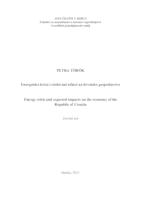 prikaz prve stranice dokumenta Energetska kriza i očekivani učinci na hrvatsko gospodarstvo