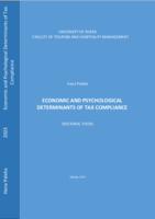 prikaz prve stranice dokumenta Economic and psychological determinants of tax compliance