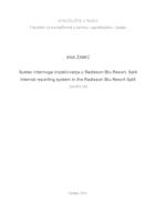 prikaz prve stranice dokumenta Sustav internoga izvješćivanja u Radisson Blu Resort, Split