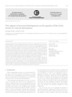 prikaz prve stranice dokumenta The impact of tourism development on the quality of life of the locals in a tourist destination