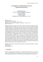 prikaz prve stranice dokumenta A contemporary systematic literature review of enogastronomic experiences