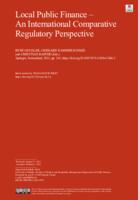 prikaz prve stranice dokumenta Local Public Finance – An International Comparative Regulatory Perspective