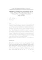 prikaz prve stranice dokumenta The impact of the covid-19 pandemic on the use of mobile applications by the local population in the smart tourism destination