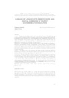 prikaz prve stranice dokumenta Linkage of leisure with remote work and digital nomadism in tourist accommodation facilities