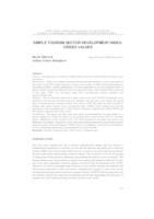 prikaz prve stranice dokumenta Business conditions regional analysis with a reference to potentials in tourism development: the case of Serbia