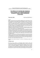 prikaz prve stranice dokumenta The impact of tourism and financial development on carbon emissions: evidence from EU Mediterranean countries