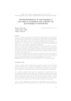 prikaz prve stranice dokumenta Interdependence of sustainability factors in tourism in the context of sustainability reporting