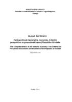 prikaz prve stranice dokumenta Konkurentnost nacionalne ekonomije- kriteriji i perspektive za gospodarski razvoj Republike Hrvatske 