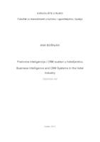 prikaz prve stranice dokumenta Poslovna inteligencija i CRM sustavi u hotelijerstvu